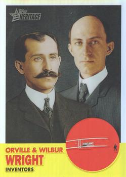 2009 Topps American Heritage - Chrome Refractors #C42 Orville and Wilbur Wright Front