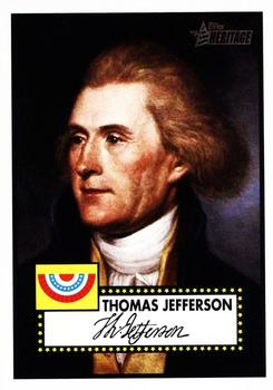 2009 Topps American Heritage Heroes #11 Thomas Jefferson Front