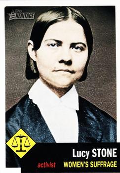 2009 Topps American Heritage Heroes #25 Lucy Stone Front