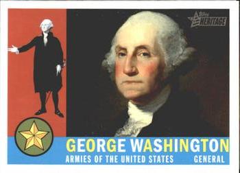 2009 Topps American Heritage Heroes #1 George Washington Front