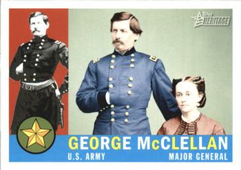 2009 Topps American Heritage Heroes #7 George McClellan Front