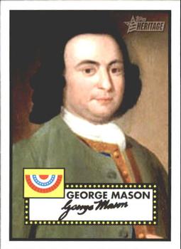 2009 Topps American Heritage Heroes #13 George Mason Front