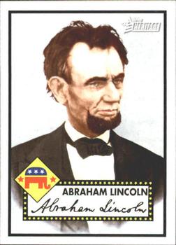 2009 Topps American Heritage Heroes #18 Abraham Lincoln Front