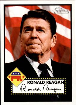 2009 Topps American Heritage Heroes #19 Ronald Reagan Front