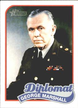 2009 Topps American Heritage Heroes #82 George Marshall Front