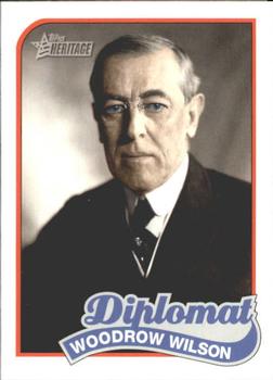 2009 Topps American Heritage Heroes #88 Woodrow Wilson Front