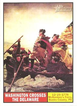 2009 Topps American Heritage Heroes #106 Washington Crosses the Delaware Front
