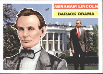 2009 Topps American Heritage Heroes #147 Abraham Lincoln / Barack Obama Front