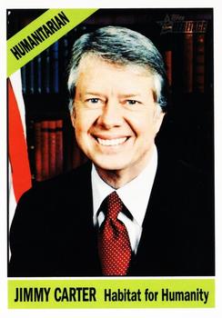2009 Topps American Heritage Heroes #74 Jimmy Carter Front