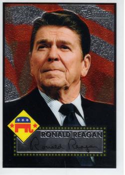 2009 Topps American Heritage Heroes - Chrome #C19 Ronald Reagan Front