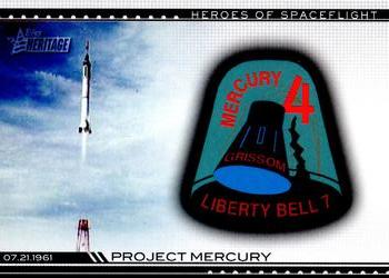 2009 Topps American Heritage Heroes - Heroes of Spaceflight #HSF-2 Liberty Bell 7 Front