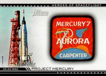 2009 Topps American Heritage Heroes - Heroes of Spaceflight #HSF-4 Aurora 7 Front