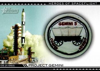 2009 Topps American Heritage Heroes - Heroes of Spaceflight #HSF-9 Gemini V Front