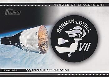 2009 Topps American Heritage Heroes - Heroes of Spaceflight #HSF-10 Gemini VII Front