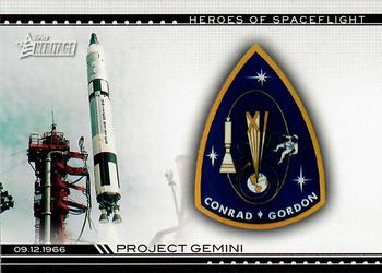 2009 Topps American Heritage Heroes - Heroes of Spaceflight #HSF-15 Gemini XI Front