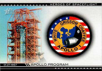 2009 Topps American Heritage Heroes - Heroes of Spaceflight #HSF-17 Apollo 1 Front
