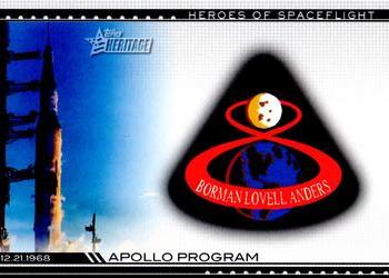 2009 Topps American Heritage Heroes - Heroes of Spaceflight #HSF-19 Apollo 8 Front