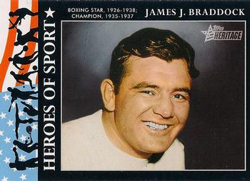 2009 Topps American Heritage Heroes - Heroes of Sport #HS-3 James J. Braddock Front