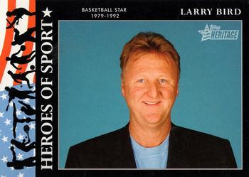 2009 Topps American Heritage Heroes - Heroes of Sport #HS-5 Larry Bird Front
