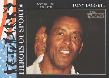 2009 Topps American Heritage Heroes - Heroes of Sport #HS-9 Tony Dorsett Front