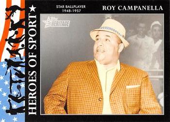 2009 Topps American Heritage Heroes - Heroes of Sport #HS-12 Roy Campanella Front