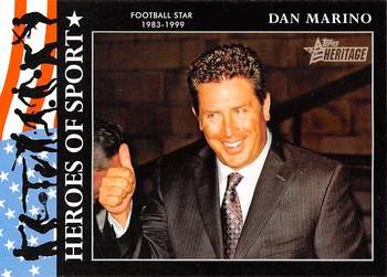 2009 Topps American Heritage Heroes - Heroes of Sport #HS-13 Dan Marino Front