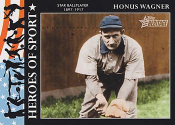 2009 Topps American Heritage Heroes - Heroes of Sport #HS-18 Honus Wagner Front