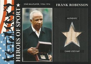 2009 Topps American Heritage Heroes - Heroes of Sport Relics #HSR-12 Frank Robinson Front