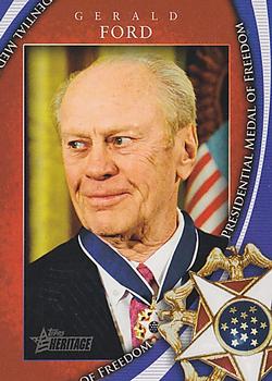 2009 Topps American Heritage Heroes - Presidential Medal of Freedom #MOF-11 Gerald Ford Front