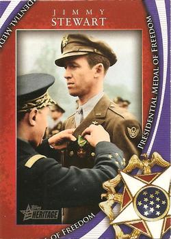 2009 Topps American Heritage Heroes - Presidential Medal of Freedom #MOF-15 Jimmy Stewart Front