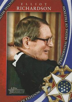 2009 Topps American Heritage Heroes - Presidential Medal of Freedom #MOF-22 Elliot Richardson Front