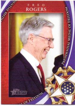2009 Topps American Heritage Heroes - Presidential Medal of Freedom #MOF-24 Fred Rogers Front