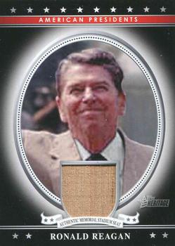 2009 Topps American Heritage - Relics #AHR-RR Ronald Reagan Front