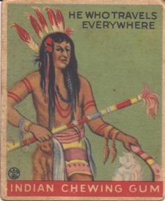 1933-40 Goudey Indian Gum (R73) #113 He Who Travels Everywhere Front