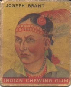 1933-40 Goudey Indian Gum (R73) #27 Joseph Brant Front