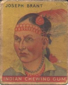 1933-40 Goudey Indian Gum (R73) #27 Joseph Brant Front