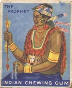 1933-40 Goudey Indian Gum (R73) #34 The Prophet Front