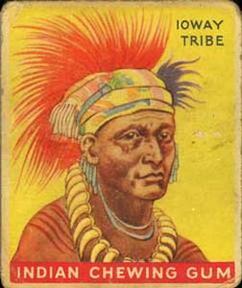 1933-40 Goudey Indian Gum (R73) #2 Ioway Tribe Front