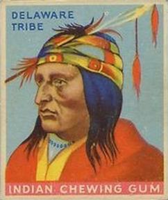 1933-40 Goudey Indian Gum (R73) #5 Delaware Tribe Front