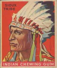 1933-40 Goudey Indian Gum (R73) #6 Sioux Tribe Front