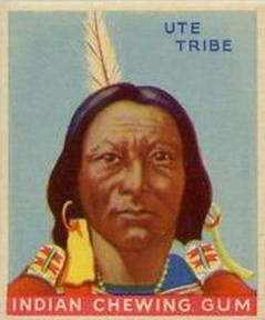 1933-40 Goudey Indian Gum (R73) #8 Ute Tribe Front