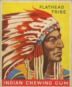 1933-40 Goudey Indian Gum (R73) #9 Flathead Tribe Front