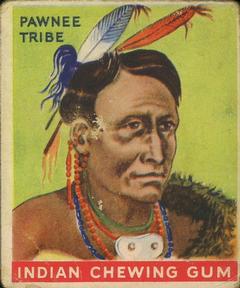1933-40 Goudey Indian Gum (R73) #11 Pawnee Tribe Front