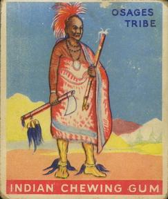 1933-40 Goudey Indian Gum (R73) #17 Chief of the Osages Tribe Front
