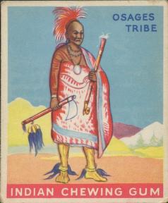 1933-40 Goudey Indian Gum (R73) #17 Chief of the Osages Tribe Front