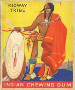1933-40 Goudey Indian Gum (R73) #20 Warrior of the Kioway Tribe Front