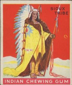 1933-40 Goudey Indian Gum (R73) #22 Sioux Tribe Front