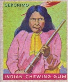 1933-40 Goudey Indian Gum (R73) #25 Geronimo Front