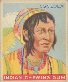 1933-40 Goudey Indian Gum (R73) #29 Osceola Front