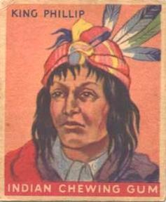 1933-40 Goudey Indian Gum (R73) #30 King Phillip Front